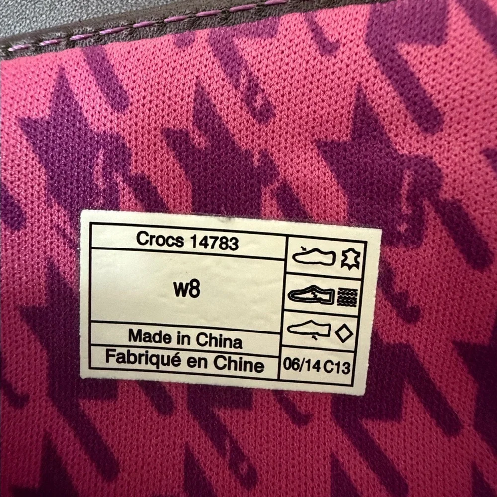 CROCS Brown Wedge Boots